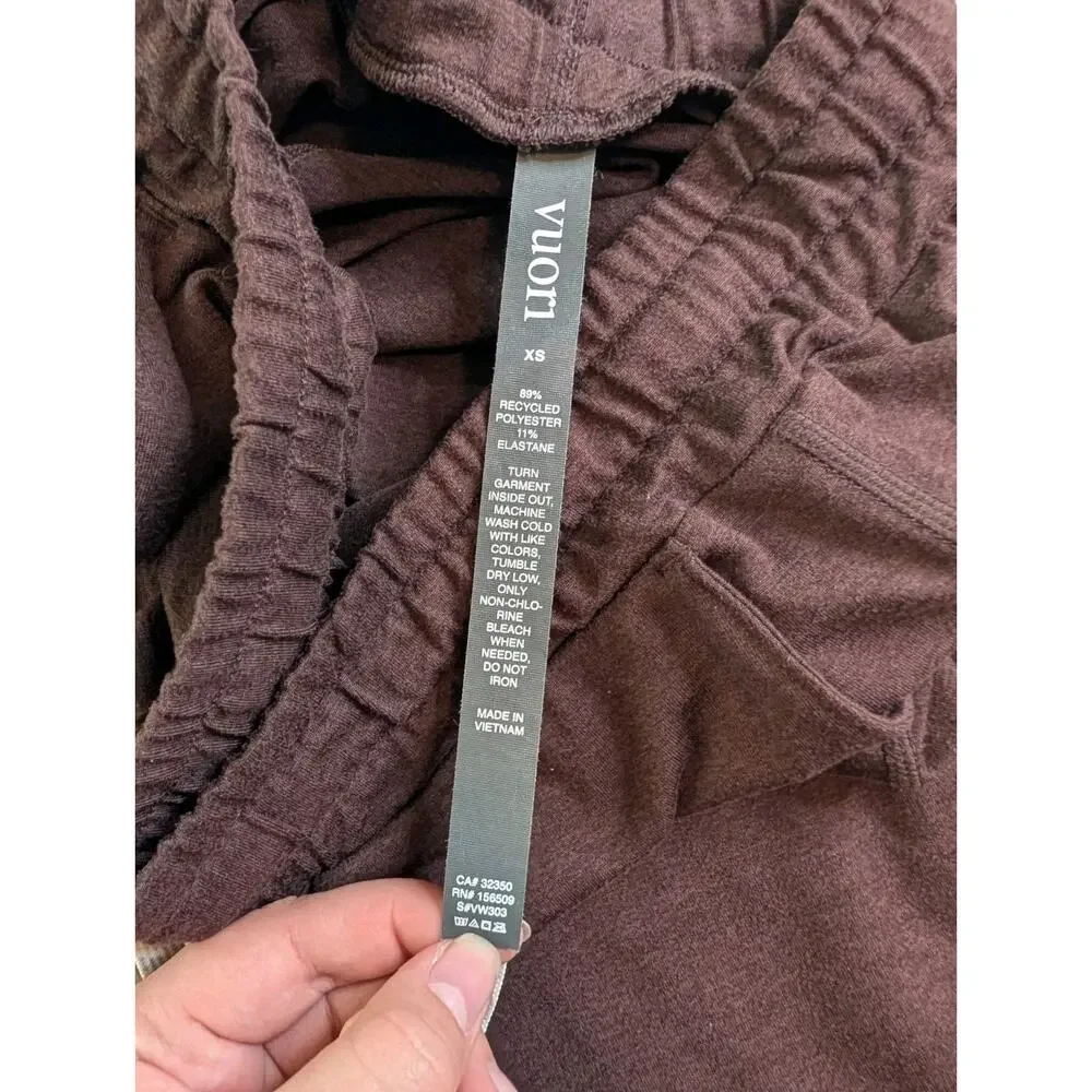 Vuori Performance Jogger DreamKnit Stretch Athletic Lounge Pants Brown Women XS - Picture 10 of 13